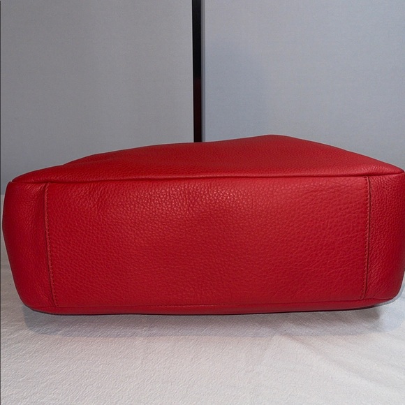 Kate Spade Red Pebble Leather Shoulder Bag - Picture 5 of 10